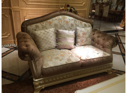 Design Upholstery Seat Couch 2 Seater Sofa Sofas Couches Textile Fabric Two-seater