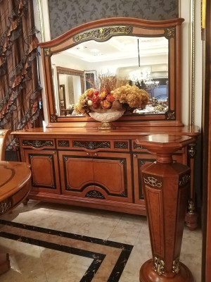 XXL Buffet Chest of drawers Chests of drawers Wardrobe Baroque Rococo Mirror Sideboard Console