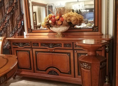 XXL Buffet Chest of drawers Chests of drawers Wardrobe Baroque Rococo Mirror Sideboard Console