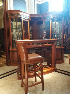 Display case Bar Wardrobe Cabinets Home Bar Classic Bar Antique Style Decorative Baroque