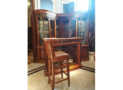 Display case Bar Wardrobe Cabinets Home Bar Classic Bar Antique Style Decorative Baroque