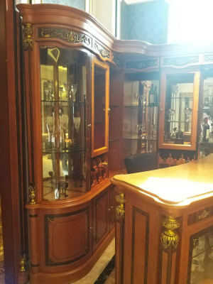 Display case Bar Wardrobe Cabinets Home Bar Classic Bar Antique Style Decorative Baroque