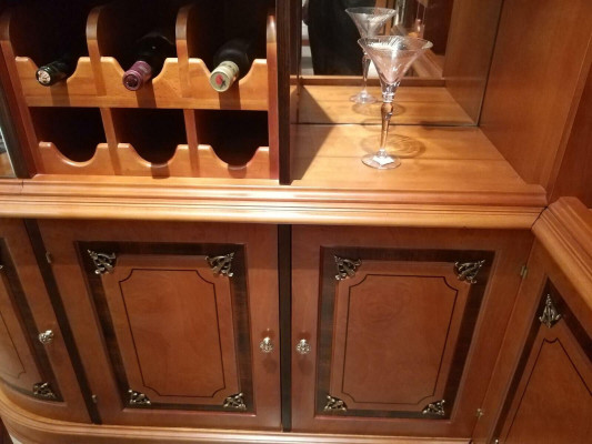 Display case Bar Wardrobe Cabinets Home Bar Classic Bar Antique Style Decorative Baroque