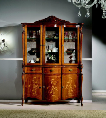 Furniture Luxury Wood Style Wardrobe Sideboard Display Cabinet Design Italian Furniture new