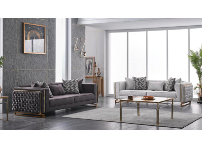 Modern Sofa Set 2 pcs Living room Luxury Sofa set 3+3 Seater Furniture