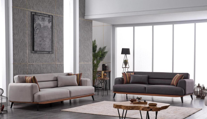Sofa set 3+3 Seater Modern Designer Sofa Couch Luxury Group 2 pcs