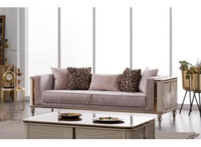 Three Seater Couch Upholstery Sofa Seating Set 3+1 Seat Classic Furniture