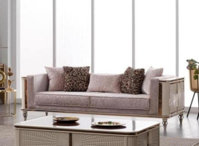 Three Seater Couch Upholstery Sofa Seating Set 3+1 Seat Classic Furniture