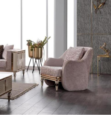 Three Seater Couch Upholstery Sofa Seating Set 3+1 Seat Classic Furniture