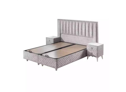 Beds Double bed Hotel Bed Frame Double Wood Furniture Bed Upholstery Luxury Design