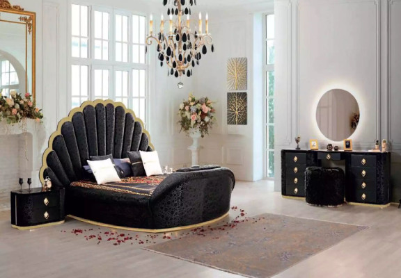 Dressing table Set Console Mirror Bedroom Furniture Design Stool Set new