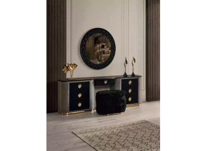 Dressing table Set Console Mirror Bedroom Furniture Design Stool Set new