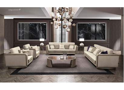 Sofa set 3+2 Seater Set Design Sofas Upholstery Luxury Couches Relax Modern new