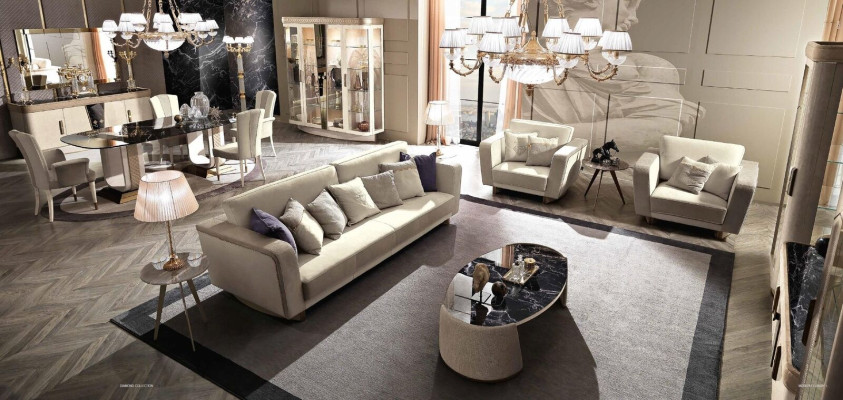 Sofa set 3+2 Seater Set Design Sofas Upholstery Luxury Couches Relax Modern new