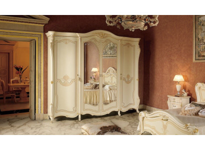 Bedroom Furniture Italy Wooden Cabinet Wardrobe Wardrobe Real wood Solid