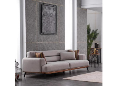 Sofa Couch 3 Seater Three Seater Upholstery Furniture Textile Modern Velvet 235cm