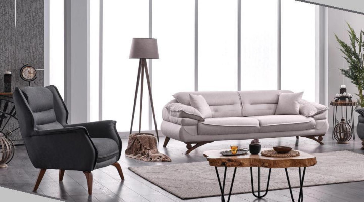 Sofa set 3+1 Seater Style Modern Luxury Furniture Upholstery Fabric Relax Sofa