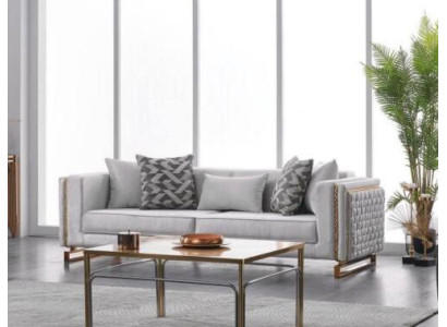Three Seater Sofa 3 Seater Couch 245cm Furniture Upholstery Sofas Textile Fabric