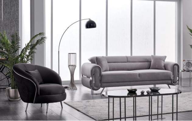 Armchair Living room Upholstered Armchair Modern Seat Textile Luxury Furniture Relax Club