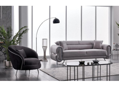 Set Sofa set 3+1 Seater Upholstered Set Luxury Complete 2-piece Living room Furniture
