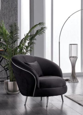 Armchair Living room Upholstered Armchair Modern Seat Textile Luxury Furniture Relax Club