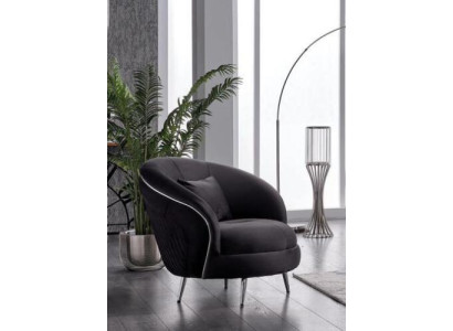 Armchair Living room Upholstered Armchair Modern Seat Textile Luxury Furniture Relax Club