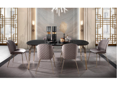 Suite Table Tables Luxury Wood Furniture new Dining room Group Complete Set 7pcs