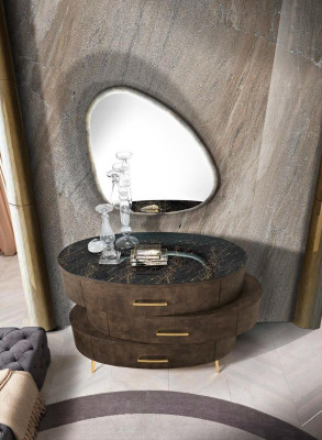 Bed Set Design Classic Beds Bedside table Chest of drawers 4 pieces. Bedroom