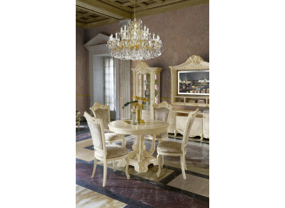 Dining table 4 x Chair Set Suite Table Dining set Tables Dining set Group 5 pieces