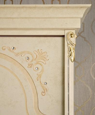 Wardrobe Wardrobe Baroque Style Classic Furniture Bedroom Cabinets Wood