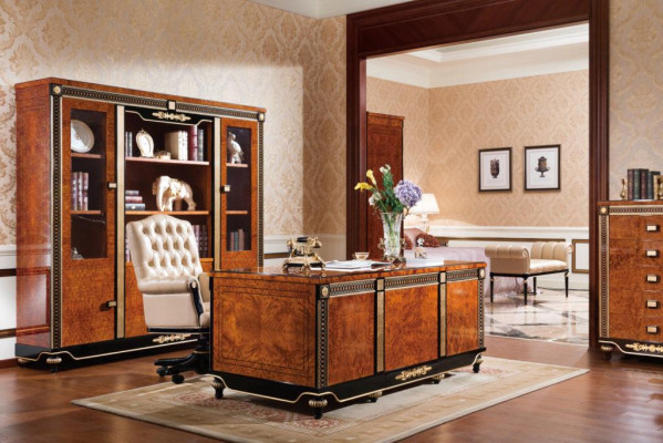 Classic r Desk Tables Polished High Gloss Baroque Rococo