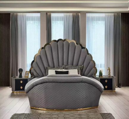Luxury Bed Design Beds Furniture Double bed Bedroom Royal 200x200 cm
