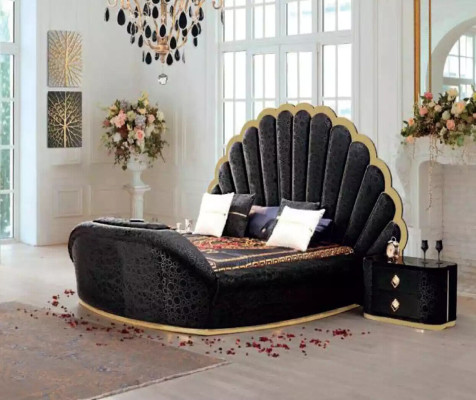 Bedroom Bed 2x Bedside tables Luxury Beds Set Complete Design Furniture 3pcs. new