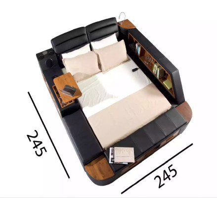 Multifunction Bed Double Beds Modern Bed frame Beds 180x200cm Hotel new