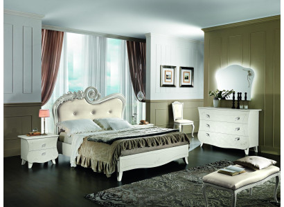 Complete Set Bed Bedside table Chest of drawers new Design Bedroom 5 pcs. Bedroom
