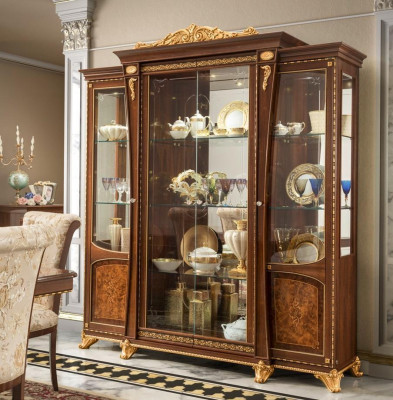 Display case Dining room Sideboard Wood Cabinets Furniture Living room Sideboard Glass Wardrobe