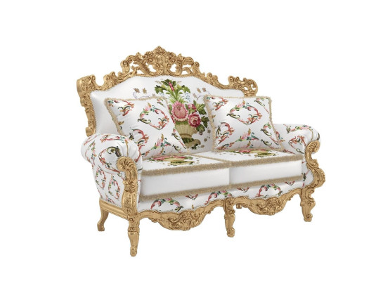 Classic Upholstery Couches Stool Couch Sofas Furniture Sofa Two-seater 2 Seat Italy