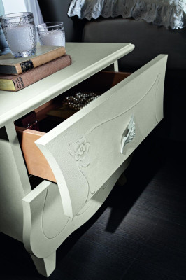 Design Furniture Classic Luxury Beds new Bed 2x Bedside table Bedroom Set 3pcs