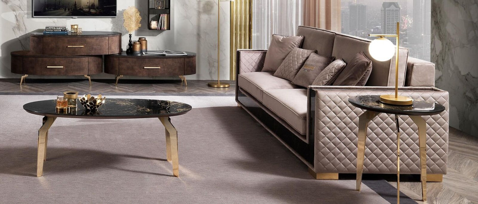 Sofa Three Seater Couch Upholstery Design Seat Sofas Room Furniture Fabric 3er Modern