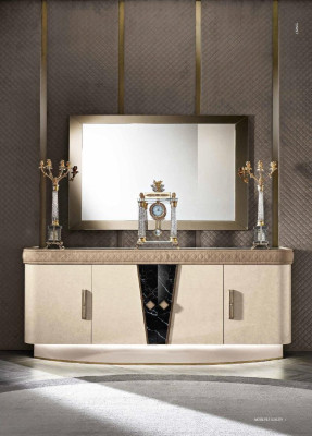 Chest of drawers with Mirror Wood Chests of drawers Furniture Wardrobe Bedroom Luxury Sideboard new