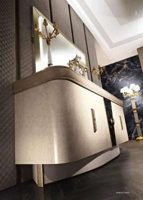 Chest of drawers with Mirror Wood Chests of drawers Furniture Wardrobe Bedroom Luxury Sideboard new